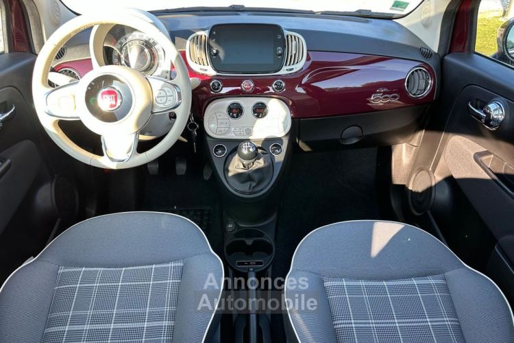 Fiat 500 III Phase 3 1.2 MPi 8V 69 ch clim auto toit ouvrant Apple CarPlay - <small></small> 10.950 € <small>TTC</small> - #5