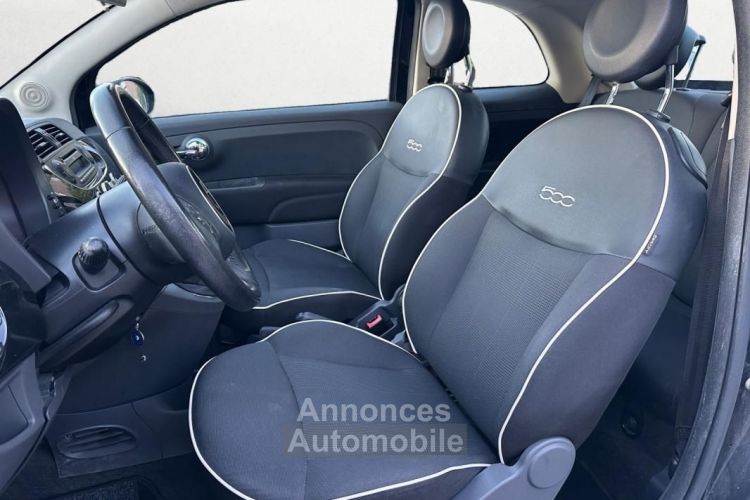 Fiat 500 LOUNGE 1.2 70 ( TOIT PANORAMIQUE COURROIE DE DISTRIBUTION CHANGÉE ) - <small></small> 6.990 € <small>TTC</small> - #10