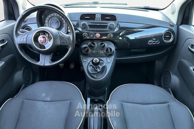 Fiat 500 LOUNGE 1.2 70 ( TOIT PANORAMIQUE COURROIE DE DISTRIBUTION CHANGÉE ) - <small></small> 6.990 € <small>TTC</small> - #13