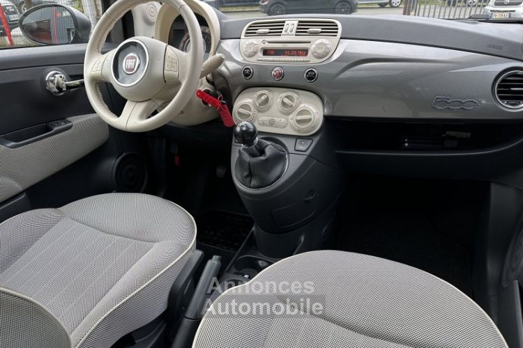 Fiat 500 Lounge 2011 1.2 i - <small></small> 8.490 € <small>TTC</small> - #10