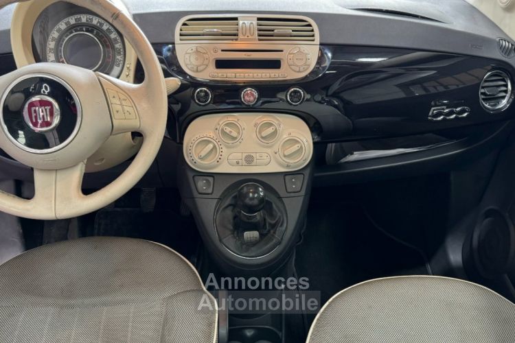 Fiat 500 lounge 69 ch 1.2 climatisation toit panoramique - <small></small> 5.490 € <small>TTC</small> - #9