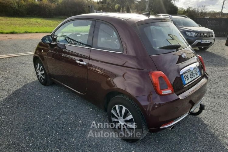 Fiat 500 MY20 SERIE 7 EURO 6D 1.2 69 Lounge 45950KMS -TRE BON ETAT-ENTIEREMENT REVISE-GARANTIE 12... - <small></small> 9.490 € <small>TTC</small> - #3