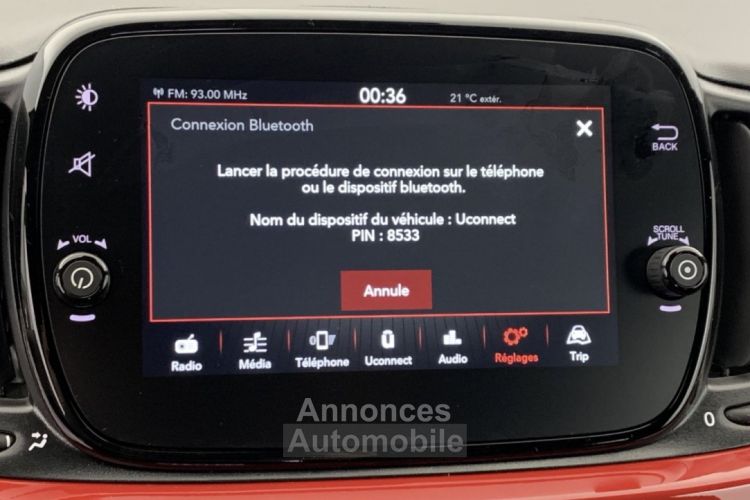 Fiat 500 S 1.0 70 Hybride BSG (Neuf, CarPlay, Pack confort, JA 15) - <small></small> 14.990 € <small>TTC</small> - #13