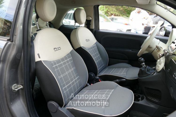 Fiat 500 SERIE 6 1.2 69 Ch LOUNGE BVM5 TOIT PANORAMIQUE - <small></small> 8.990 € <small>TTC</small> - #14