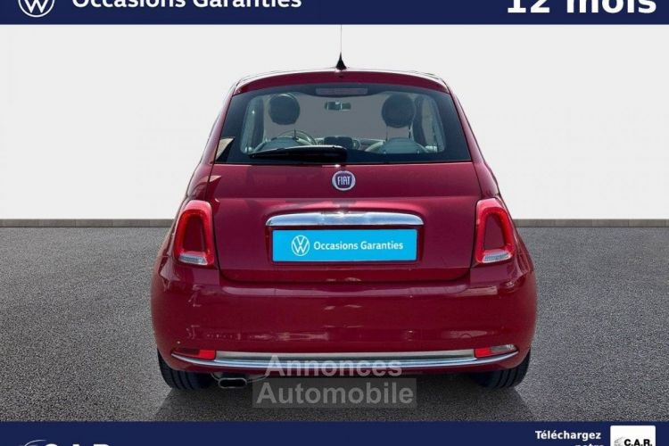 Fiat 500 SERIE 6 EURO 6D 1.2 69 ch Eco Pack Lounge - <small></small> 9.980 € <small>TTC</small> - #4