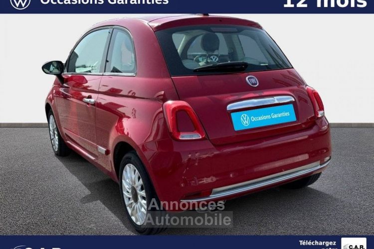 Fiat 500 SERIE 6 EURO 6D 1.2 69 ch Eco Pack Lounge - <small></small> 9.980 € <small>TTC</small> - #5