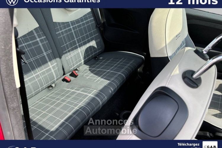 Fiat 500 SERIE 6 EURO 6D 1.2 69 ch Eco Pack Lounge - <small></small> 9.980 € <small>TTC</small> - #8