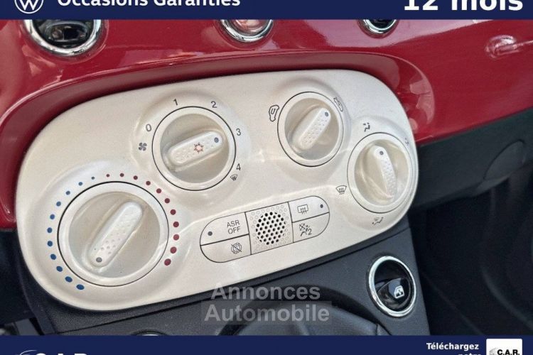 Fiat 500 SERIE 6 EURO 6D 1.2 69 ch Eco Pack Lounge - <small></small> 9.980 € <small>TTC</small> - #16