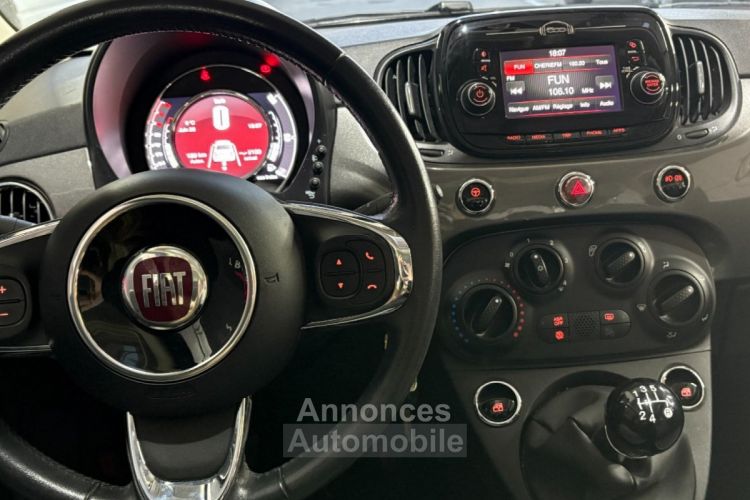 Fiat 500 SERIE 6 Lounge 69 ch 1.2 Toit panoramique ~ Radar AR ~ Bluetooth - <small></small> 8.990 € <small>TTC</small> - #8