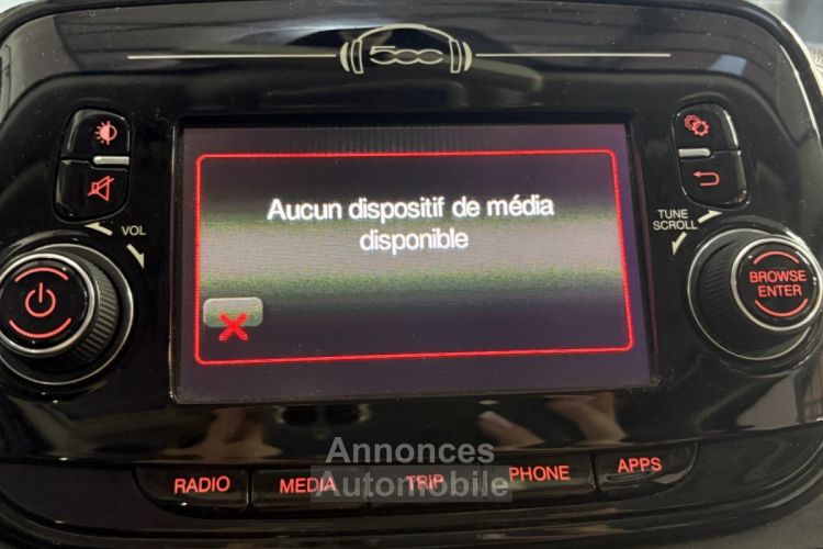 Fiat 500 SERIE 6 Lounge 69 ch 1.2 Toit panoramique ~ Radar AR ~ Bluetooth - <small></small> 8.990 € <small>TTC</small> - #16