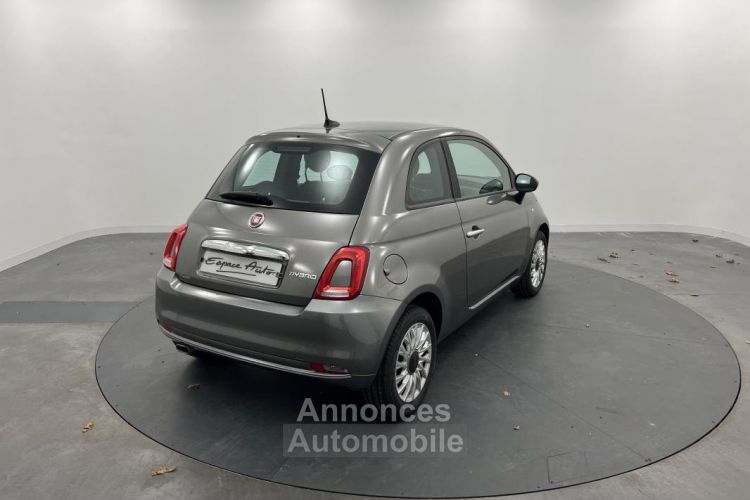 Fiat 500 SERIE 8 EURO 6D-TEMP 1.0 70 ch Hybride BSG S/S Lounge - <small></small> 12.490 € <small>TTC</small> - #5