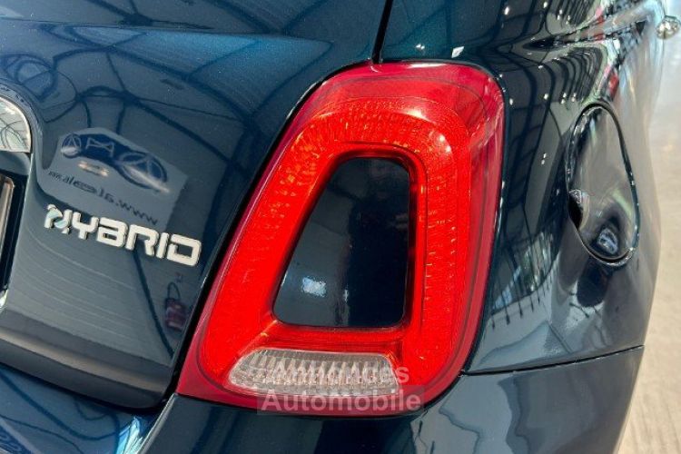 Fiat 500 Série 8 EURO 6D-TEMP 1.0 70 ch Hybride BSG S/S Lounge 3P - <small></small> 10.990 € <small>TTC</small> - #9