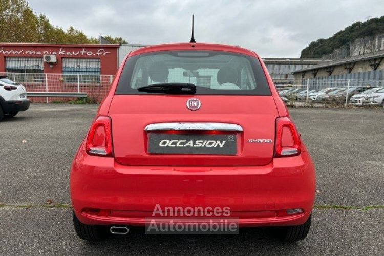 Fiat 500 Série 8 EURO 6D-TEMP 1.0 70 ch Hybride BSG S/S Lounge 3P - <small></small> 10.990 € <small>TTC</small> - #5