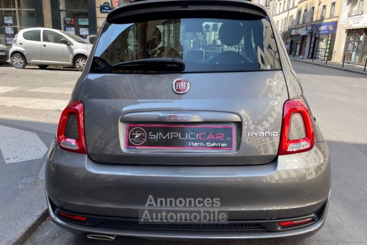 Fiat 500 SERIE 8 EURO 6D-TEMP 1.0 70 ch Hybride BSG S/S Sport - <small></small> 15.990 € <small>TTC</small> - #23