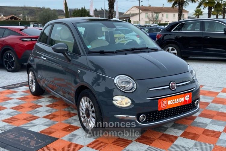 Fiat 500 (SERIE 8) Hybrid 1.0 BSG 70 LOUNGE Toit Pano. Radars Recul - <small></small> 12.850 € <small>TTC</small> - #3