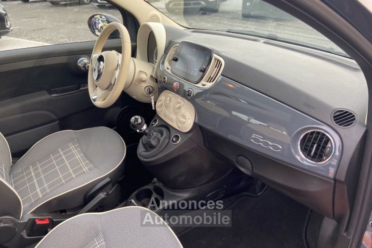 Fiat 500 (SERIE 8) Hybrid 1.0 BSG 70 LOUNGE Toit Pano. Radars Recul - <small></small> 12.850 € <small>TTC</small> - #20