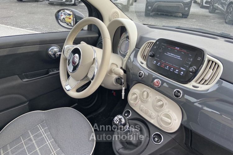 Fiat 500 (SERIE 8) Hybrid 1.0 BSG 70 LOUNGE Toit Pano. Radars Recul - <small></small> 12.850 € <small>TTC</small> - #21