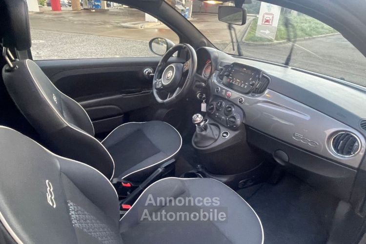 Fiat 500 SERIE 9 EURO 6D-FULL 1.0 70 ch Hybride Sport / 1ÈRE MAIN / TOIT OUVRANT / APPLE CARPLAY - <small></small> 9.990 € <small>TTC</small> - #19