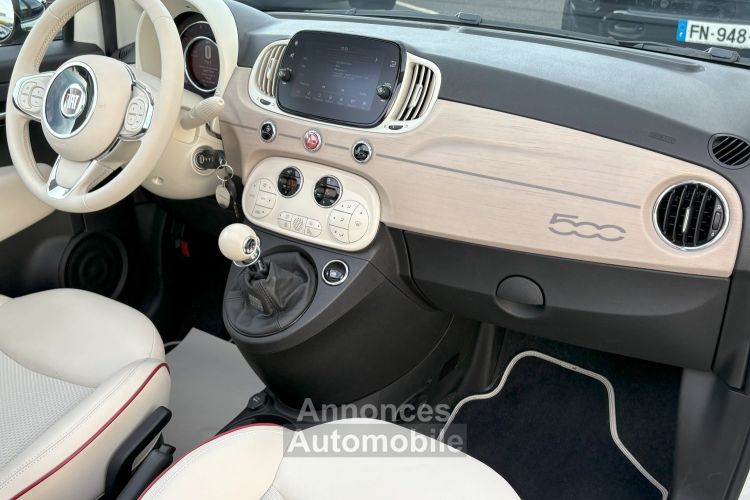 Fiat 500C 1.0 HYBRID BSG S&S 70ch DOLCEVITA BVM6 - <small></small> 14.900 € <small>TTC</small> - #20