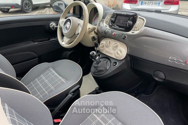 Fiat 500C 1.2 8v 70ch Lounge Cabriolet - <small></small> 10.790 € <small>TTC</small> - #4