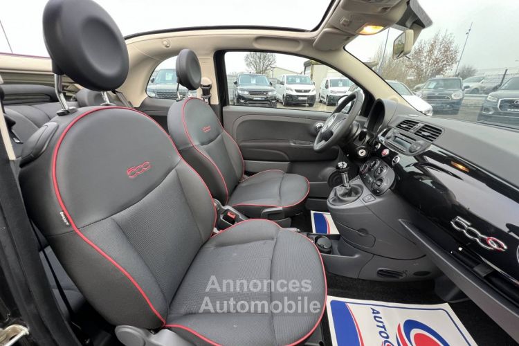 Fiat 500C 1.3 Multijet 95ch S&S Lounge 1erMain Clim 47,000Kms - <small></small> 8.490 € <small>TTC</small> - #16