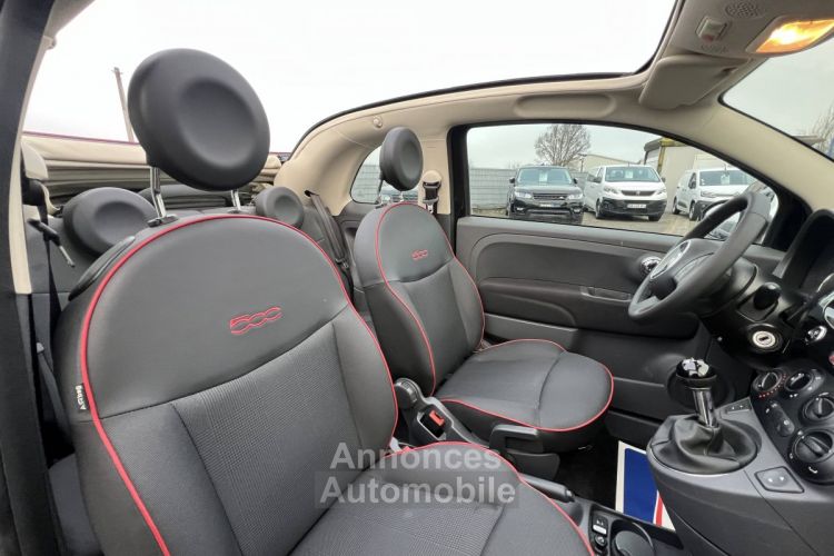 Fiat 500C 1.3 Multijet 95ch S&S Lounge 1erMain Clim 47,000Kms - <small></small> 8.490 € <small>TTC</small> - #17