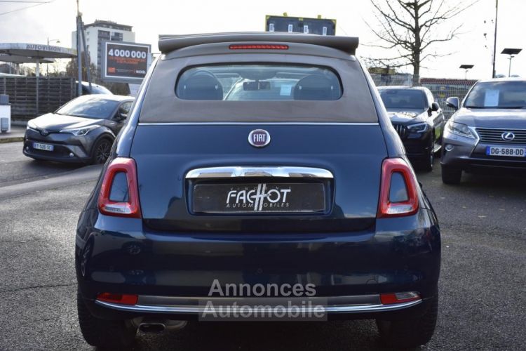 Fiat 500C 500 C Cabriolet BVA CLUB 1.2i - 69 - BV Dualogic - <small></small> 12.490 € <small>TTC</small> - #6