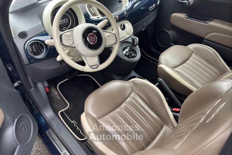 Fiat 500C 500 C Cabriolet BVA CLUB 1.2i - 69 - BV Dualogic - <small></small> 12.490 € <small>TTC</small> - #8