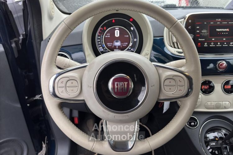 Fiat 500C 500 C Cabriolet BVA CLUB 1.2i - 69 - BV Dualogic - <small></small> 12.490 € <small>TTC</small> - #10