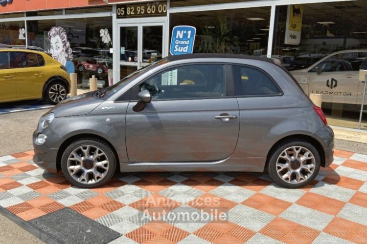 Fiat 500C 500 C Hybrid 1.0 BSG 70 SPORT Clim Auto JA 16 Radar - <small></small> 15.450 € <small>TTC</small> - #5