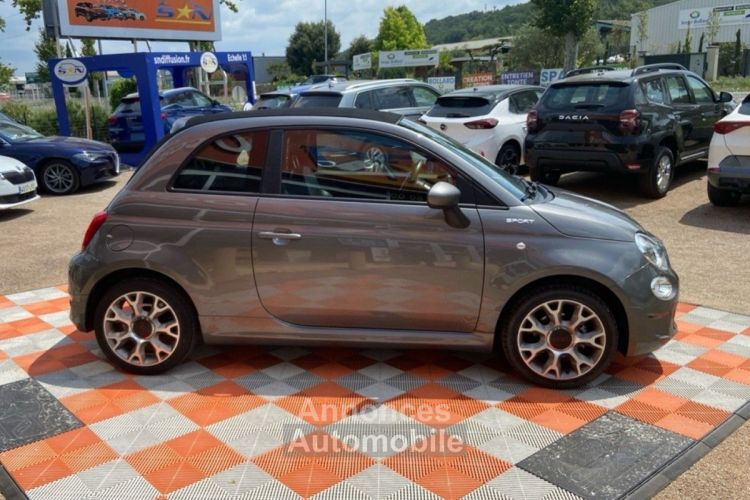 Fiat 500C 500 C Hybrid 1.0 BSG 70 SPORT Clim Auto JA 16 Radar - <small></small> 15.450 € <small>TTC</small> - #10