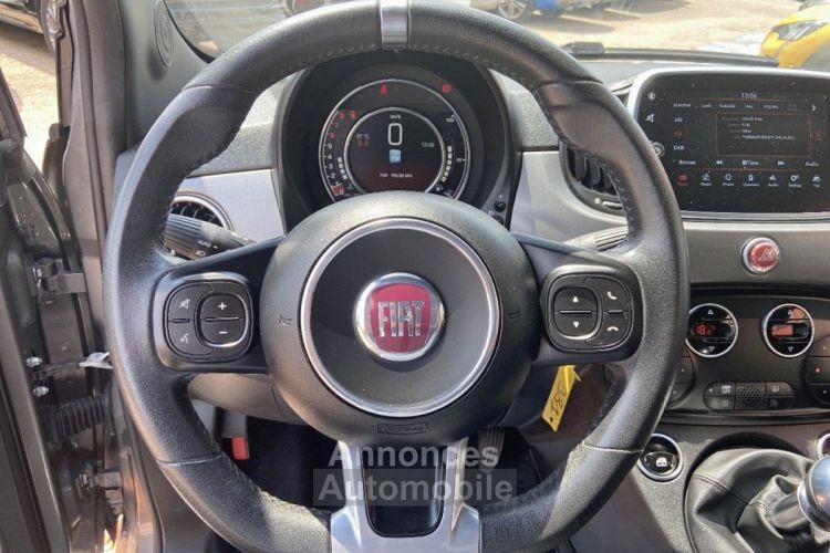 Fiat 500C 500 C Hybrid 1.0 BSG 70 SPORT Clim Auto JA 16 Radar - <small></small> 15.450 € <small>TTC</small> - #13