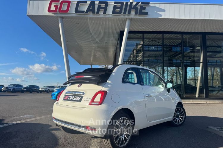 Fiat 500C 500 Cabriolet 70 ch Star Garantie 6 ans Entretiens Complets GPS Regulateur Climatisation 16P 249-mois - <small></small> 13.985 € <small>TTC</small> - #3