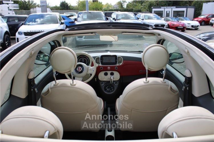 Fiat 500C MY17 0.9 85 ch TwinAir S&S Dualogic 500-60th - <small></small> 13.290 € <small>TTC</small> - #19