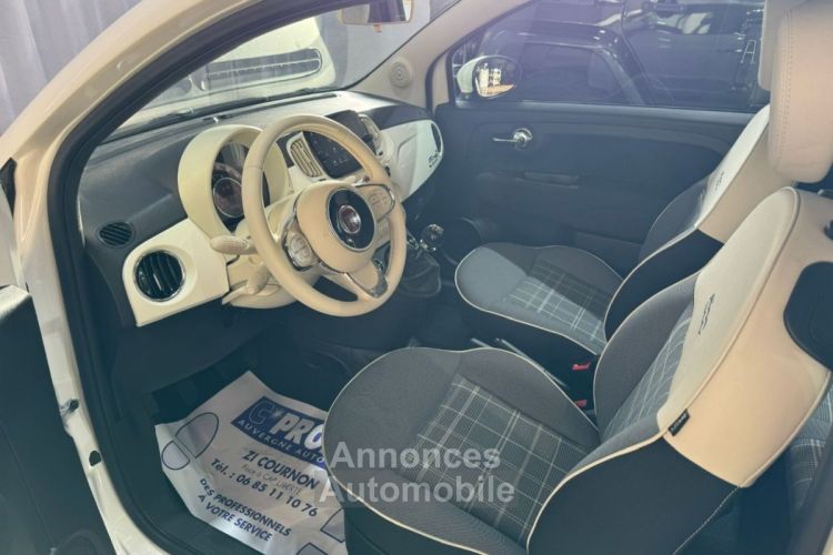 Fiat 500C MY20 SERIE 7 EURO 6D 1.2 69 ch cabriolet Eco Pack S/S Lounge - <small></small> 13.650 € <small>TTC</small> - #10