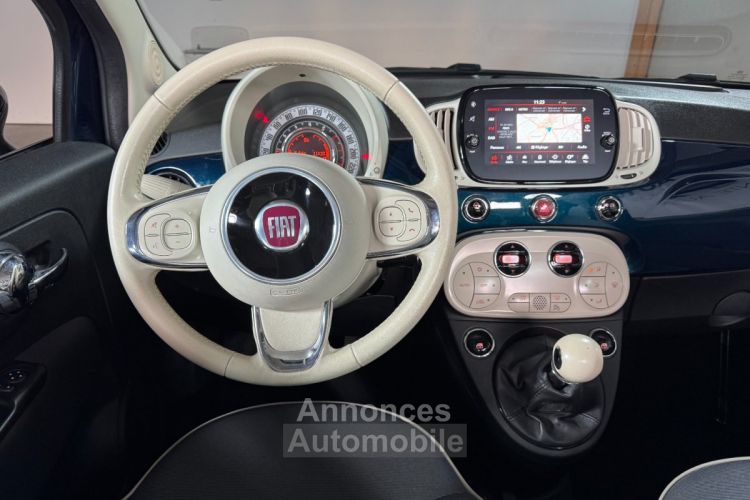 Fiat 500C SERIE 6 1.2 69 ch Lounge - <small></small> 10.990 € <small>TTC</small> - #19