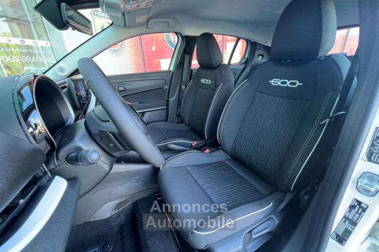 Fiat 600 1.2 Hybrid 100ch DCT6 - <small></small> 24.490 € <small>TTC</small> - #9