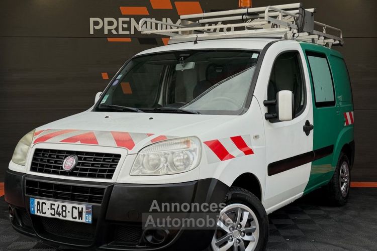 Fiat Doblo 1.3 Multijet 90 Cv Gnv Crit'air 1 Galerie de Toit Habillage Bois Rangement Attelage Faible Kilométrage Ok Ct 2027 - <small></small> 6.990 € <small>TTC</small> - #1