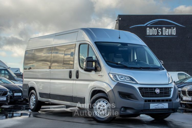 Fiat Ducato Maxi 9 Plaatsen 2.3 EcoJet Minibus - 1STE EIGENAAR - DVD - AIRCO - CAMERA - TREKHAAK - SFEERVERLICHTING - 230V - EURO 6 - <small></small> 18.500 € <small>TTC</small> - #1