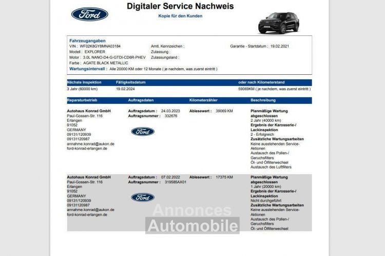 Ford Explorer 3.0 457ch PHEV ST-Line i-AWD - <small></small> 51.890 € <small>TTC</small> - #10