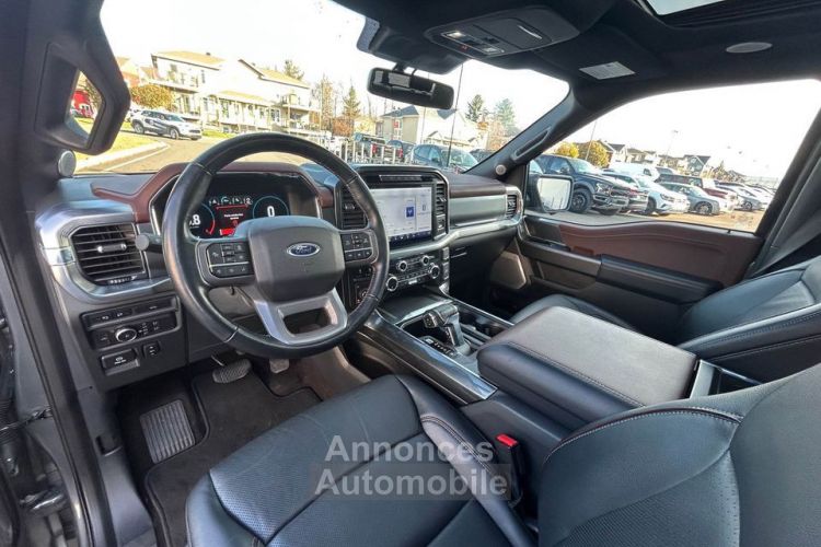 Ford F150 F 150 5.0 V8 Lariat Ethanol Cuir Toit panoramique Idem RAM F-150 - <small></small> 69.980 € <small>TTC</small> - #4