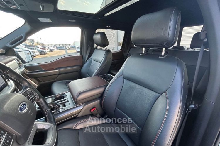 Ford F150 F 150 5.0 V8 Lariat Ethanol Cuir Toit panoramique Idem RAM F-150 - <small></small> 69.980 € <small>TTC</small> - #5