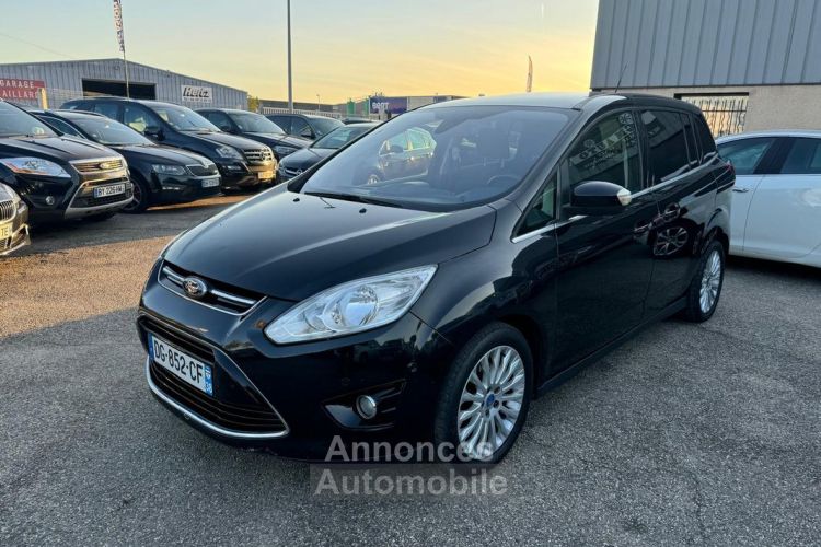 Ford Grand C-MAX c- max 1.6 tdci 115 ch titanium x fap toit panoramique 7 places attelage - <small></small> 7.490 € <small>TTC</small> - #2