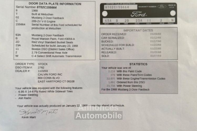 Ford Mustang - <small></small> 55.900 € <small>TTC</small> - #18