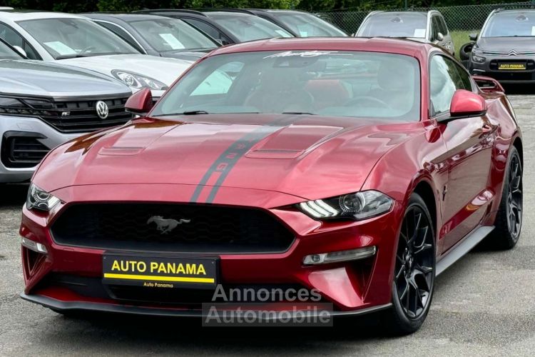 Ford Mustang 2.3i 290CV NEW MODEL ECOBOOST INTERIEUR ROUGE - <small></small> 32.999 € <small>TTC</small> - #1