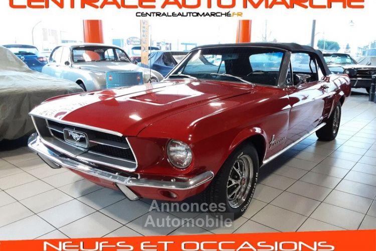 Ford Mustang CABRIOLET 289 ci V8 RED 67 INT NOIR - <small></small> 51.900 € <small>TTC</small> - #1