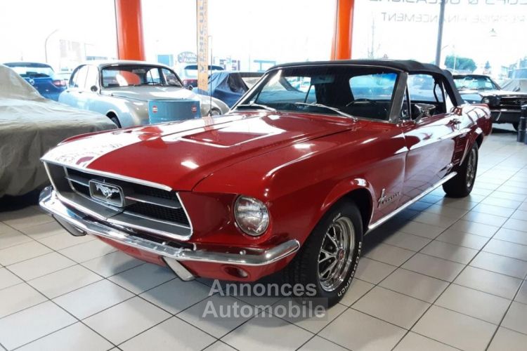 Ford Mustang CABRIOLET 289 ci V8 RED 67 INT NOIR - <small></small> 51.900 € <small>TTC</small> - #2