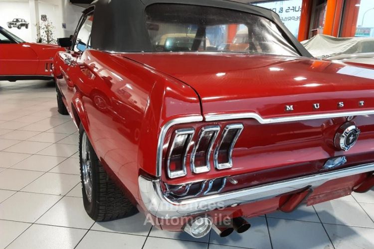 Ford Mustang CABRIOLET 289 ci V8 RED 67 INT NOIR - <small></small> 51.900 € <small>TTC</small> - #6