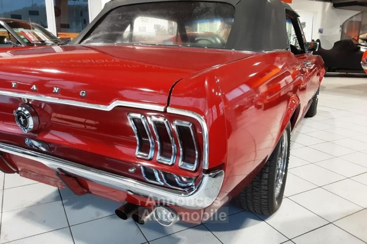 Ford Mustang CABRIOLET 289 ci V8 RED 67 INT NOIR - <small></small> 51.900 € <small>TTC</small> - #7