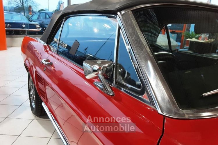Ford Mustang CABRIOLET 289 ci V8 RED 67 INT NOIR - <small></small> 51.900 € <small>TTC</small> - #8